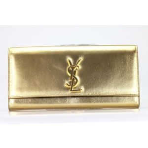YSL Gold Cassandre Clutch